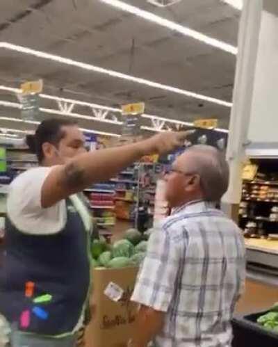 Dude thinks he’s special and doesn’t have to wear a mask on private property like everyone else.