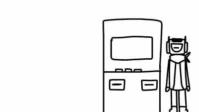 Day 49 of drawing Oneshot stuff. Prophetbot and Proto with voices