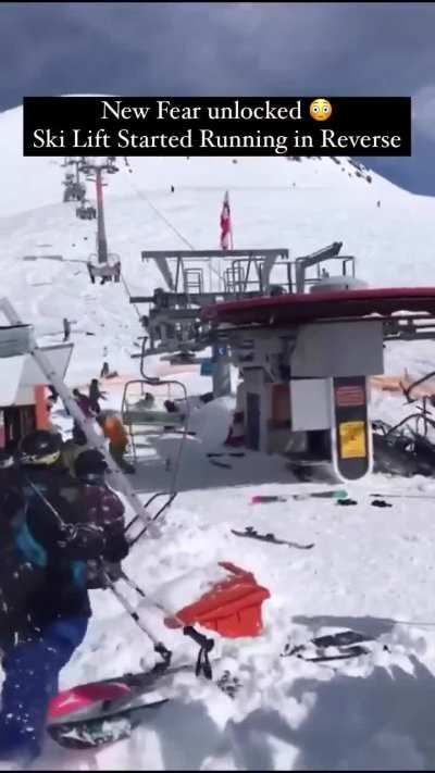 New Fear unlocked Ski Lift Started Running in Reverse