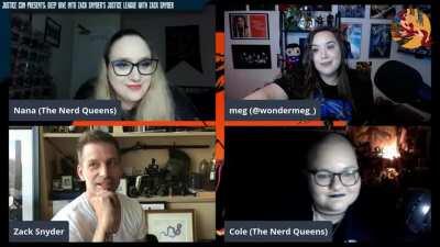 OTHER: Zack teases about being in a cartoon. I think it could be the Harley Quinn show since they did reference the Snyder Cut in Season 2.