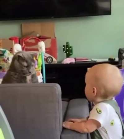 I barely even touched him