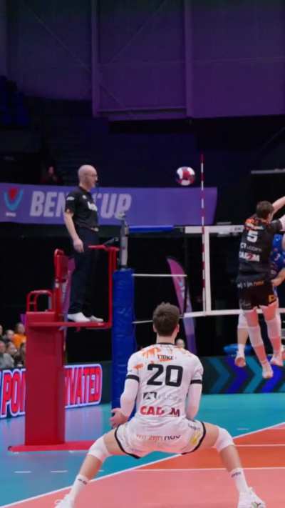 Ref gets hit in the face at the BeNe Cup