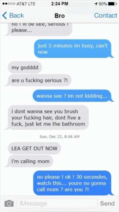 [OC][B/S] Bathroom not free