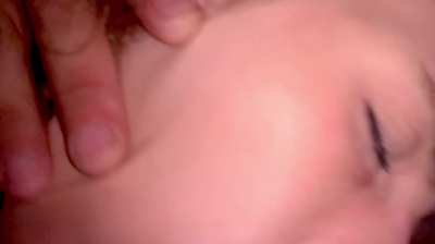 19 Year Old slut sucking my cock deep and drinking my cum