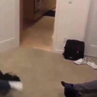 Sitting helpless on the ground...