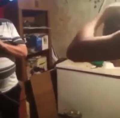 Comerade goes to local barber