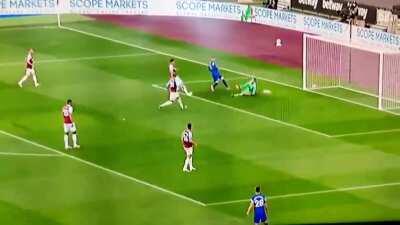 Werner miss vs West Ham