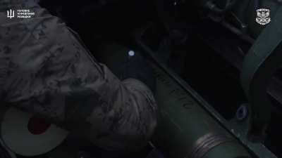 M777 howitzer striking Russian positions in Shevchenko, Donetsk region [03.2025]