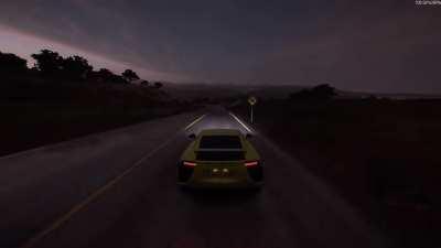 FH5 with no HUD during a storm is beautiful