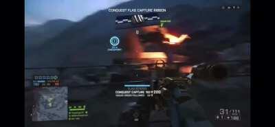 Jet ram disintegrates helicopter (literally)