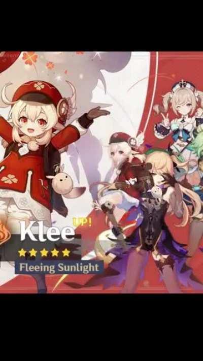 Klee bye byes Eula's Banner