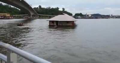 So I fixed the video of the house floating