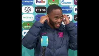 Too loud, Raheem?