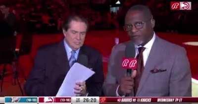 Commentator has a seizure on air.