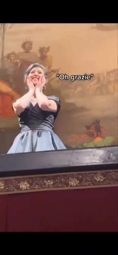 She's so genuinely happy