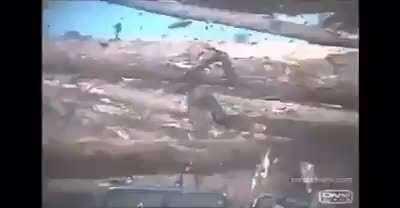 Truck just passing by