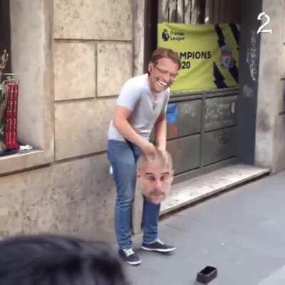 Jurgen Spotted on the street celebrating the title 😂