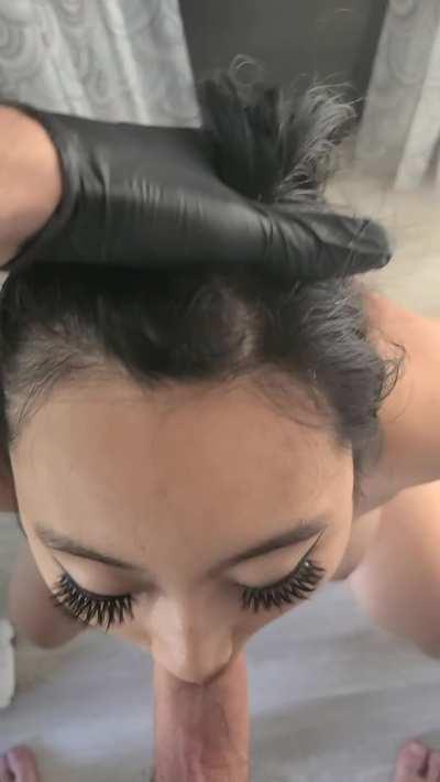 Would you like the eye contact while I suck you dry?