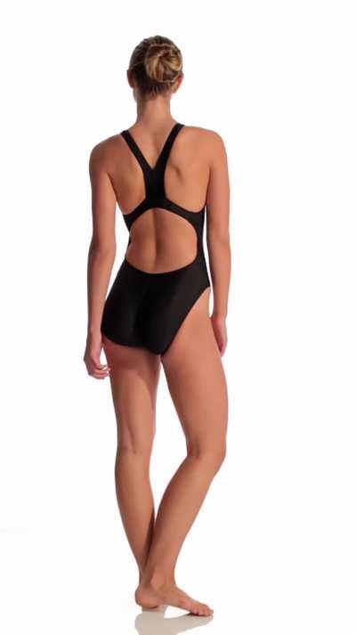 iSwim Essential Solid Wide Strap One Piece