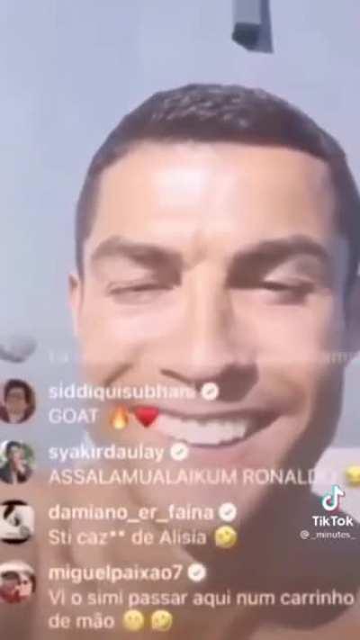 Cristiano Ronaldo's first words after joining Al Nassr