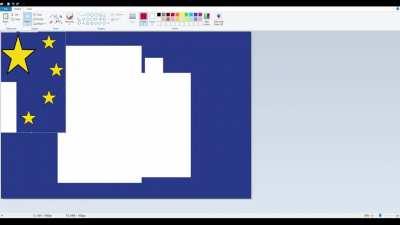 how to make the EU flag beautiful