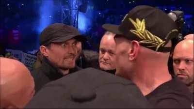 He's just standing there