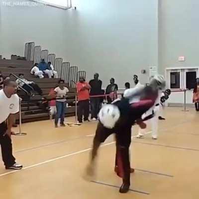 Guy gets kicked in the face and K.O'd