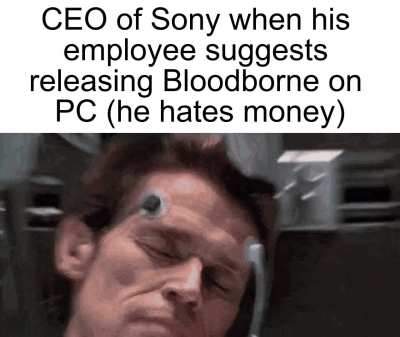 Sony has opportunity to do something very funny and release Bloodborne Remastered on PC and PS5/Xbox on the same day as Duskbloods