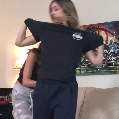 Disappearing arms prank