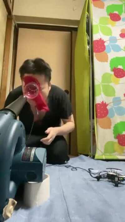 This brings a new meaning to the tablecloth game