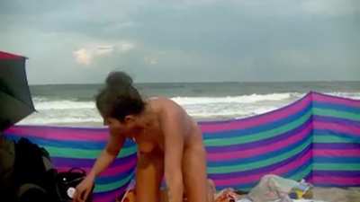 Nude Beach Fucking BBC! 12min1080p