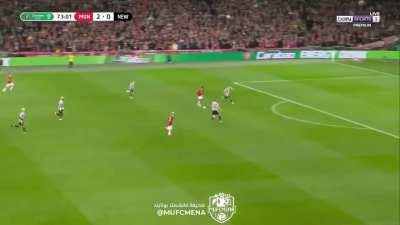 Rashford shot denied by karius 72