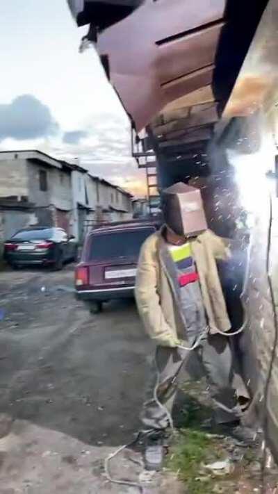 Low budget Russian paparazzi