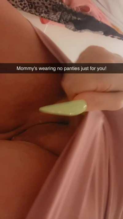 Cum do that little thing that mommy likes