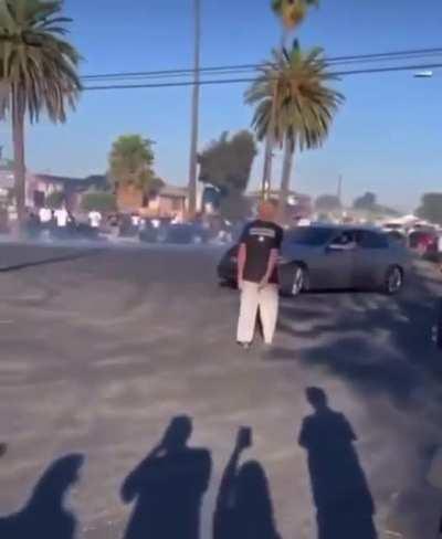 WCGW for not moving out of the way When warned.