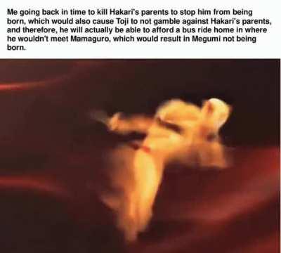 Killing 2 bums with a single instance of time travel