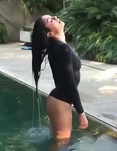 Nina Dobrev has a gorgeous body