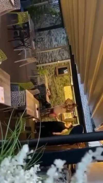 Video of spanking in pub