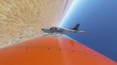 I flew around the world in this rust bucket and I ended up falling in love with it...