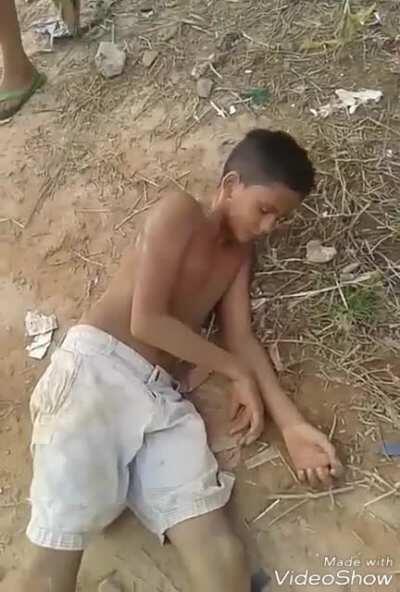 Queria ver mais crianças assim na rua