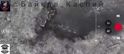 RU POV: Russian MAVIC attacks Ukrainian soldiers in their positions, wounded soldier begs the drone for mercy, and is spared by the operator. However, his friend was finished off by the drone.