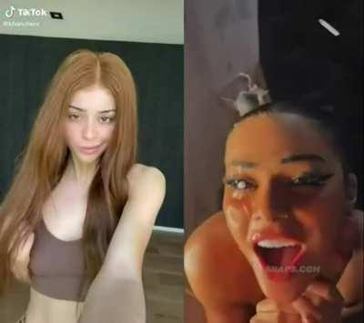 Reality Vs Tiktok 😱🔥 Her full free album in the comments