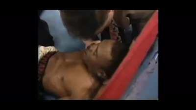 Roy Jones punches Art Serwano’s soul loose. Try to catch the moment you see it leave.