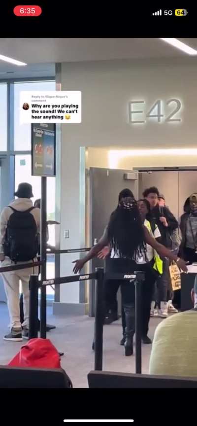 Woman claims she was disrespected at airport