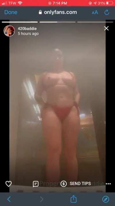 Baddie onlyfans on a free trial but her ass phat