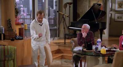 Absolutely no reaction from Martin or Daphne!!! They knew what to expect!