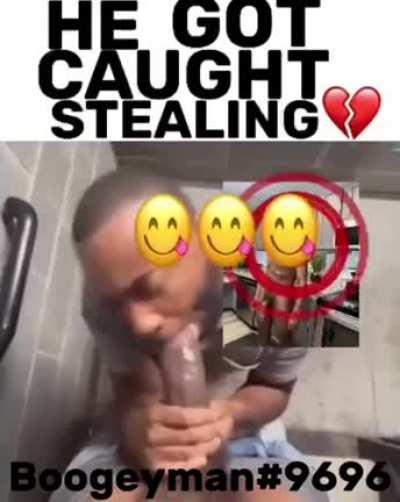 Don’t steal let the pros (black people)