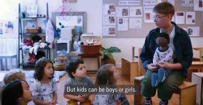 This was shown to daycare owners in NC - A teacher used a doll to teach gender identity to 4-5 year olds.