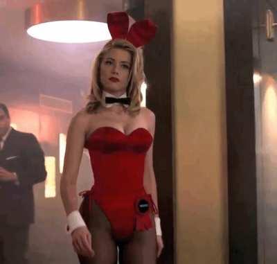 Amber Heard at her new job