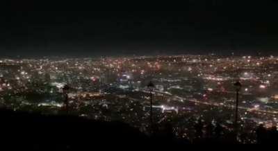 New Year's celebration in Moscow